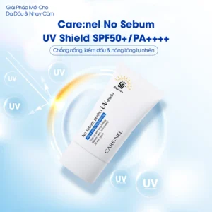 kem chong nang vat ly nang tong kiem dau carenel no sebum perfect uv shield spf50 pa 02