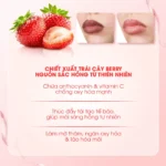 Mặt nạ ngủ môi dưỡng ẩm hồng môi tẩy tế bào hương dâu Care:nel Berry Lip Night Mask 5g - Ảnh 6
