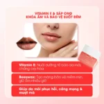 Mặt nạ ngủ môi dưỡng ẩm hồng môi tẩy tế bào hương dâu Care:nel Berry Lip Night Mask 5g - Ảnh 7
