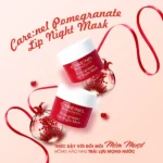 Mặt nạ ngủ môi dưỡng ẩm hồng môi tẩy tế bào hương lựu Carenel Pomegranate Lip Night Mask 5g - Ảnh 10