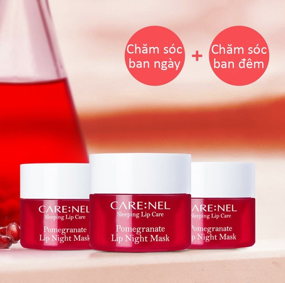 Mat Na Ngu Moi Luu Carenel Pomegranate Lip Night Mask (6)