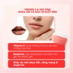 Mặt nạ ngủ môi dưỡng ẩm hồng môi tẩy tế bào hương dâu Care:nel Berry Lip Night Mask 23g - Ảnh 7