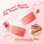 Mặt nạ ngủ môi dưỡng ẩm hồng môi tẩy tế bào hương dâu Care:nel Berry Lip Night Mask 23g - Ảnh 10