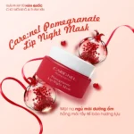 Mặt nạ ngủ môi dưỡng ẩm hồng môi tẩy tế bào hương lựu Carenel Pomegranate Lip Night Mask 23g - Ảnh 2