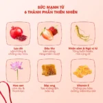 Mặt nạ ngủ môi dưỡng ẩm hồng môi tẩy tế bào hương lựu Carenel Pomegranate Lip Night Mask 23g - Ảnh 5