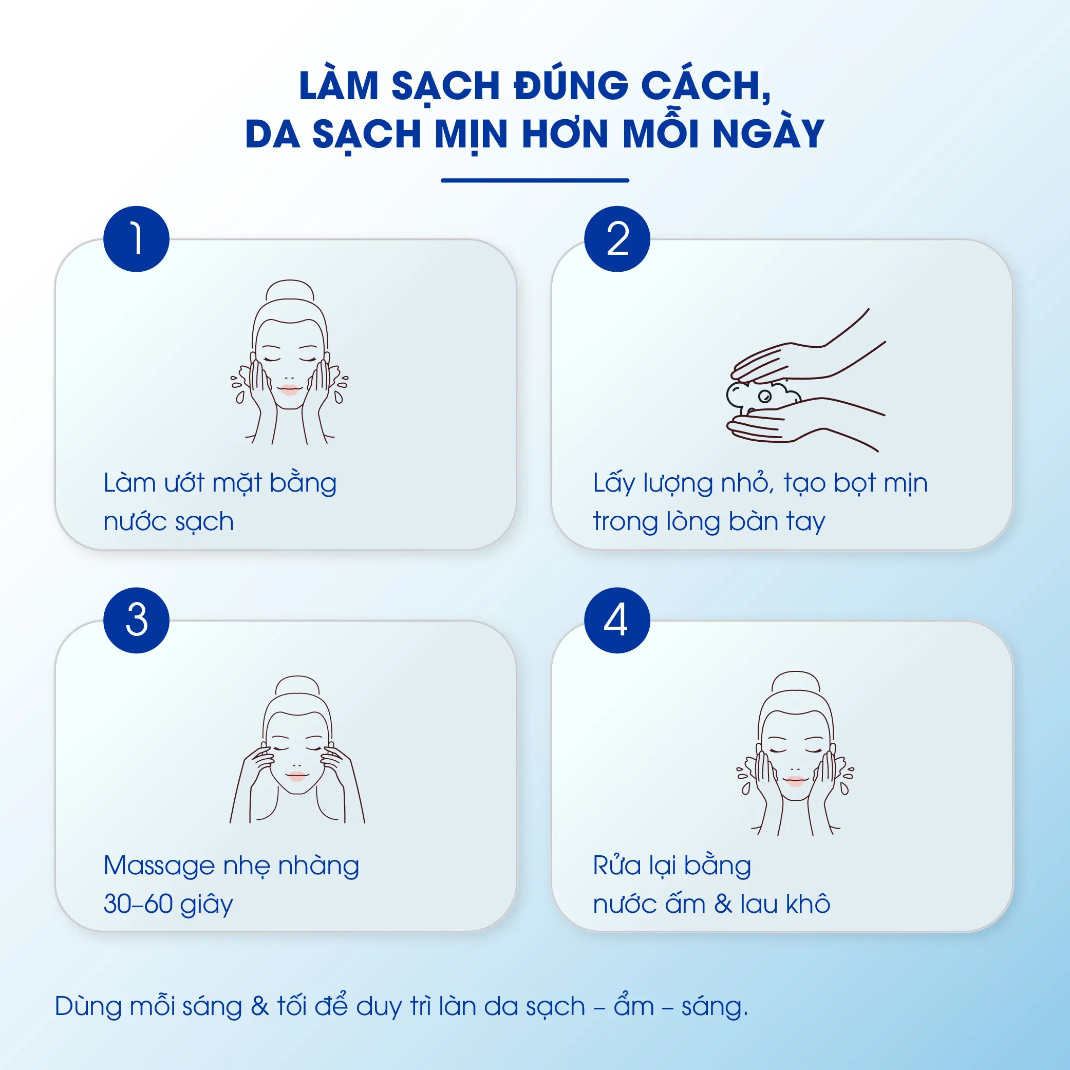 sua rua mat diu nhe sach sau cai thien mun va phuc hoi da carenel cicavia b5 salicylic acid gentle cleanser 08