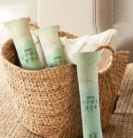 Bông tẩy trang cotton tự nhiên, tiệt trùng, đa tầng Dr.Sera Pure Snow Cotton Pad 150 miếng - Ảnh 3