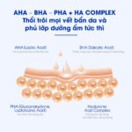 Nước tẩy trang làm dịu tẩy sạch và phục hồi cho da nhạy cảm Carenel Cicavita B5 AHA BHA Cleansing Water 500g - Ảnh 8