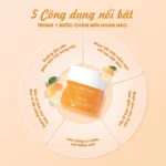 Mặt nạ ngủ môi mơ dưỡng ẩm tẩy tế bào Carenel Apricot Lip Night Mask 5g - Ảnh 9