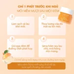 Mặt nạ ngủ môi mơ dưỡng ẩm tẩy tế bào Carenel Apricot Lip Night Mask 5g - Ảnh 4