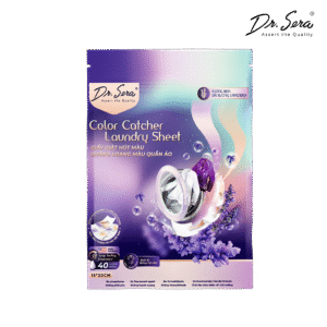 Giấy giặt hút màu, chống loang màu quần áo hương oải hương Color Catcher Laundry Sheet Lavender