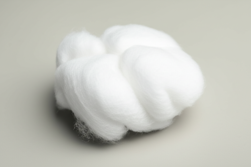 Ảnh chụp cận cảnh **khăn tắm nén cotton tiệt trùng Dr.Sera** đã được bung ra. Thể hiện rõ chất liệu cotton mềm mại, khả năng thấm hút nước tốt.