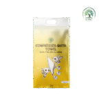 Khăn tắm nén đa năng tiệt trùng cotton tự nhiên CHC Compressed Bath Towel 25x50cm