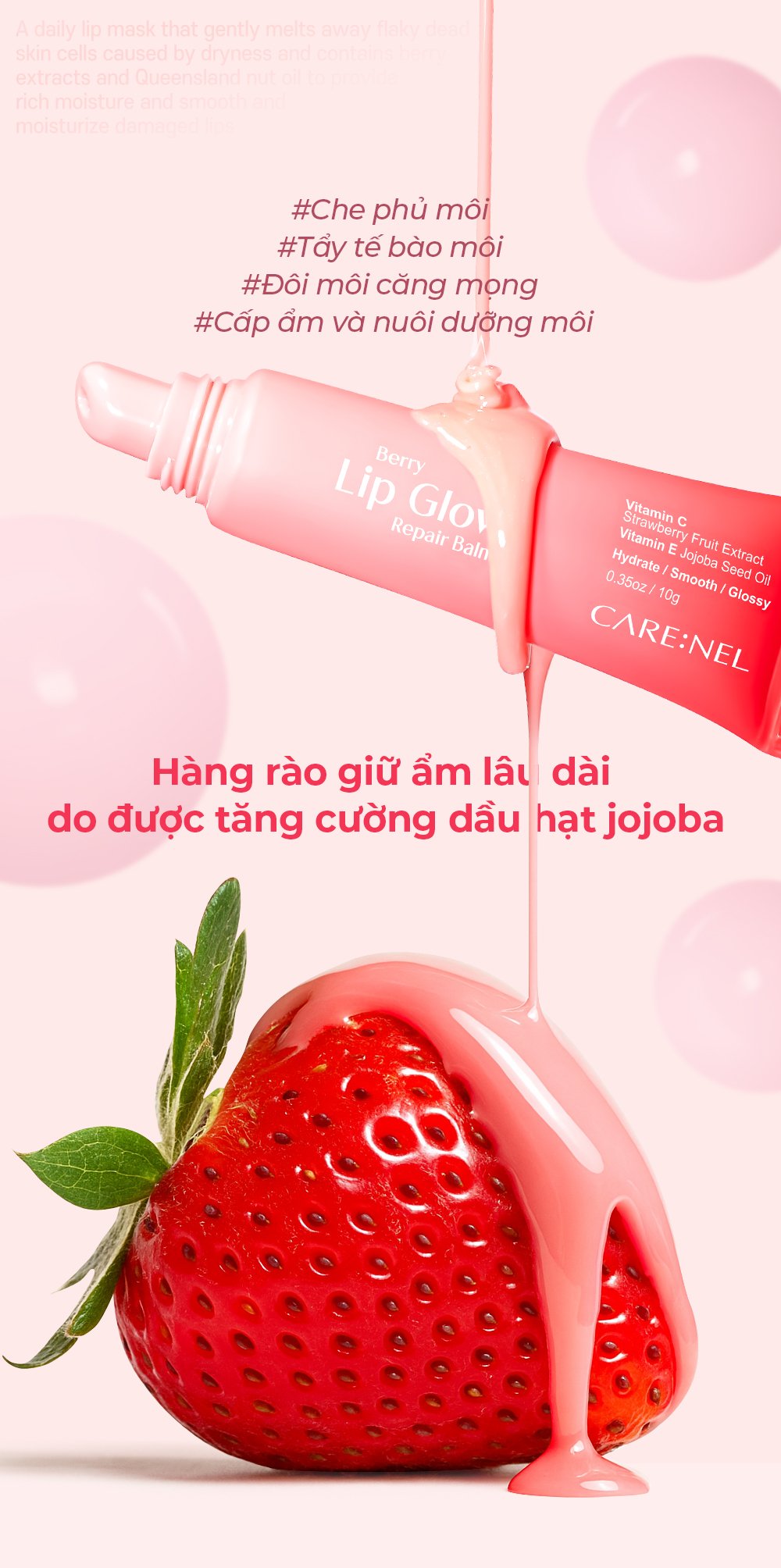 1 7 Berry Lip Glow Repair Balm en 1