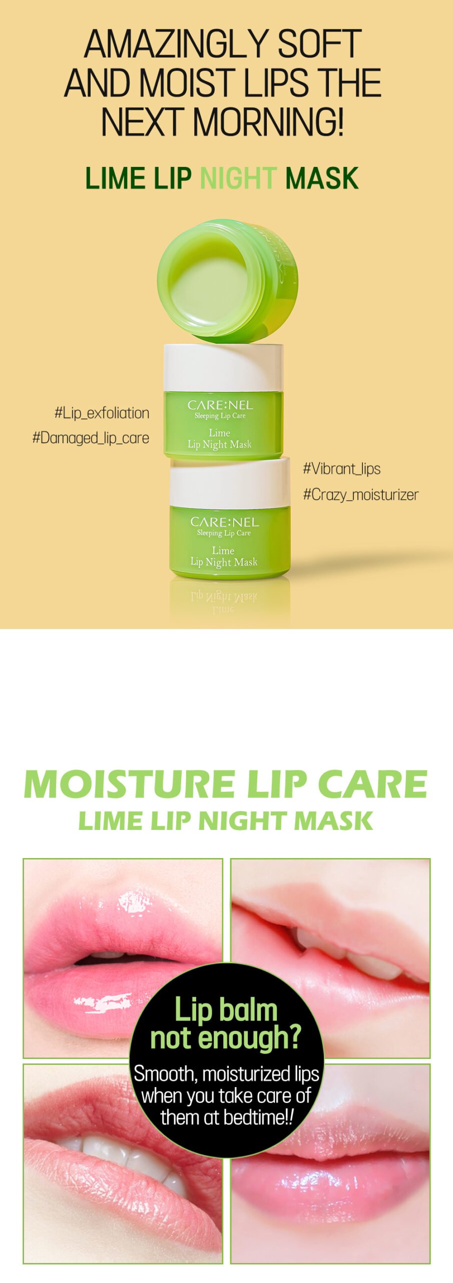 1. Lime Lip Night Mask 5g Detail 1 scaled