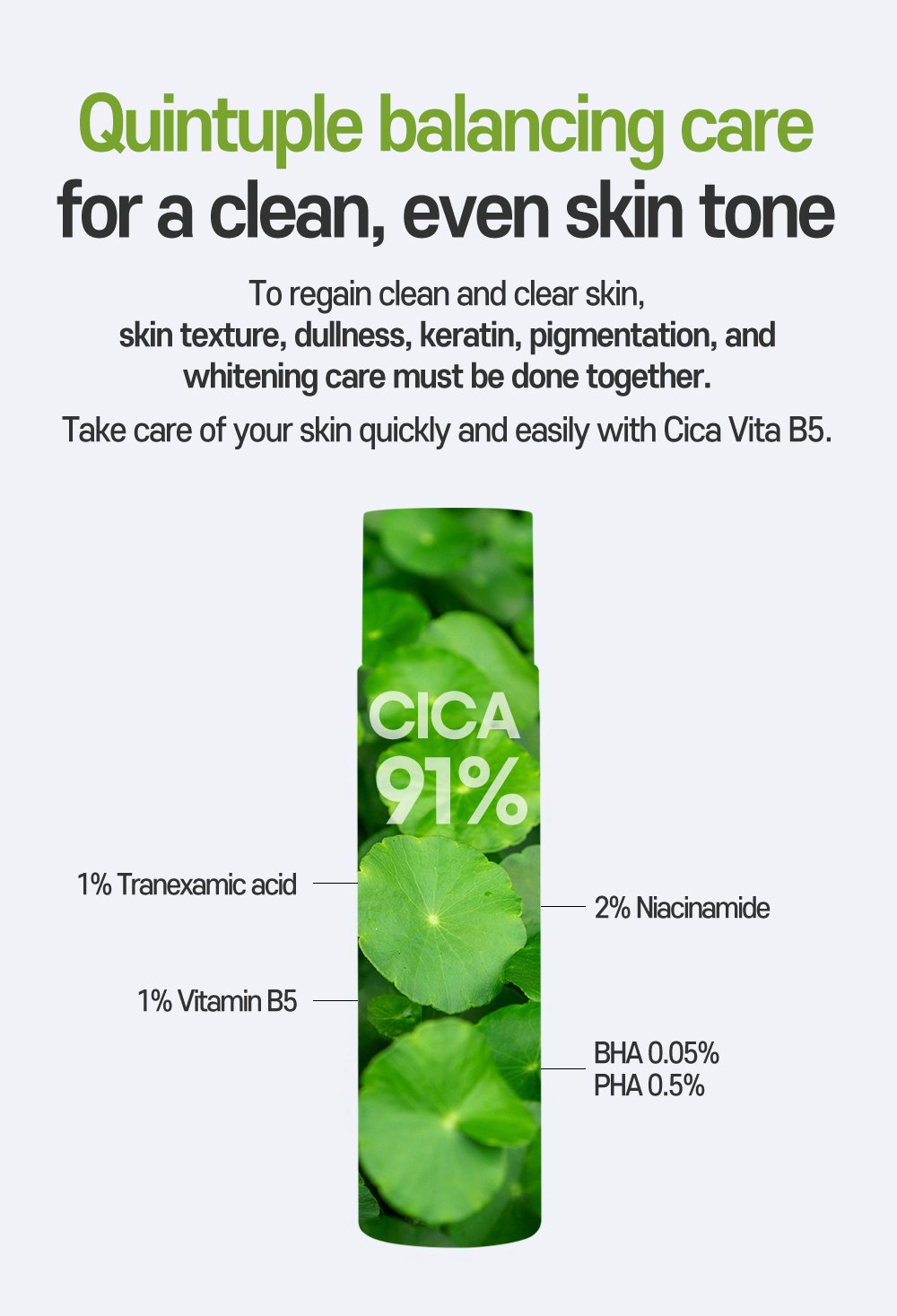 14. Cicavita B5 Tranexamic acid toner Detail En
