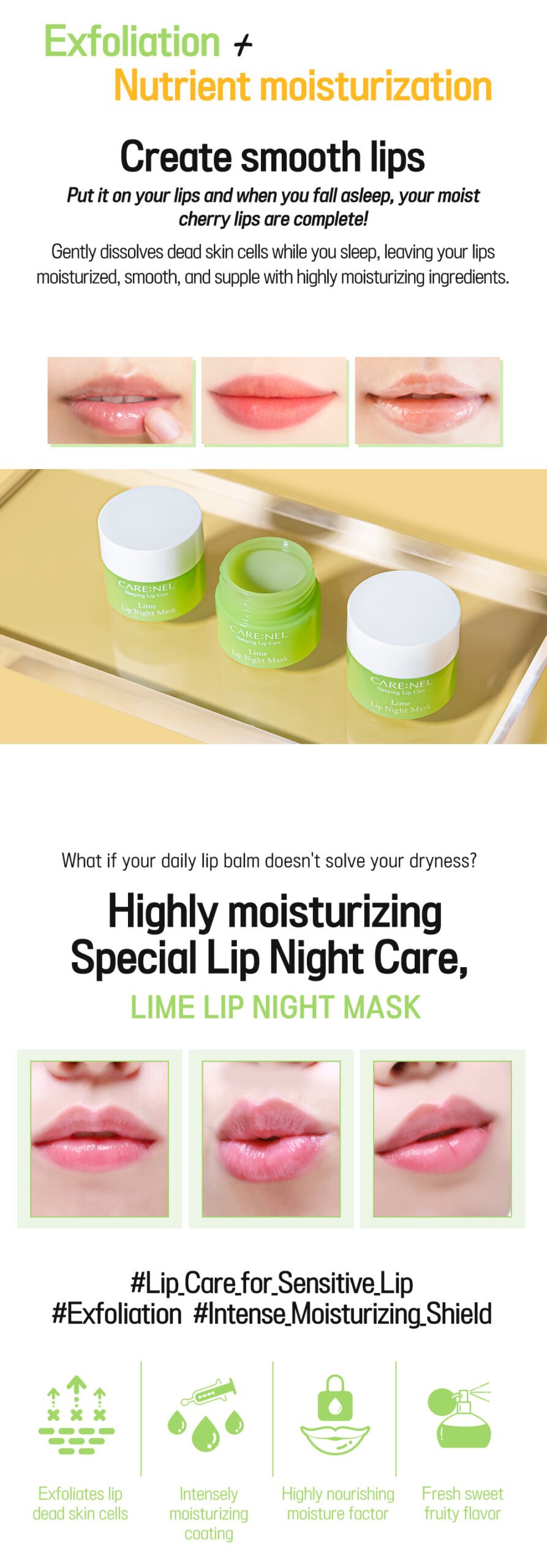 2. Lime Lip Night Mask 5g Detail 1 scaled
