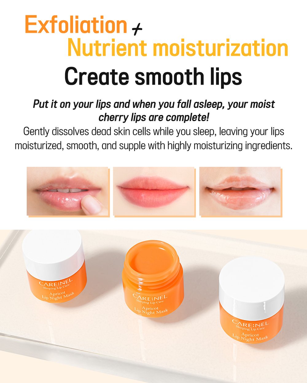 3. Apricot lip night mask 5g Detail En 1