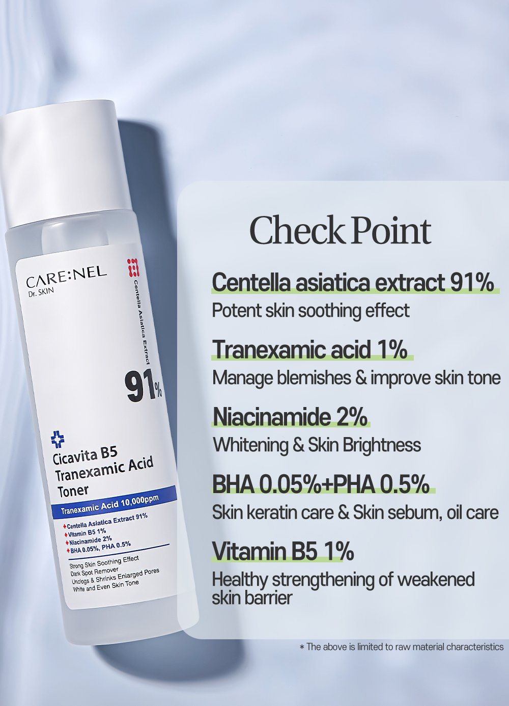 5. Cicavita B5 Tranexamic acid toner Detail En
