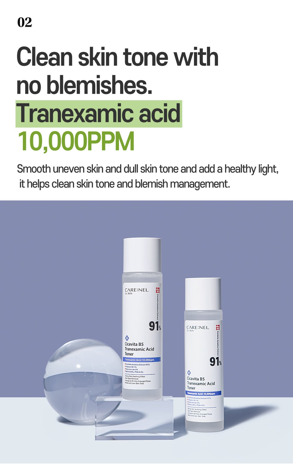 9. Cicavita B5 Tranexamic acid toner Detail En