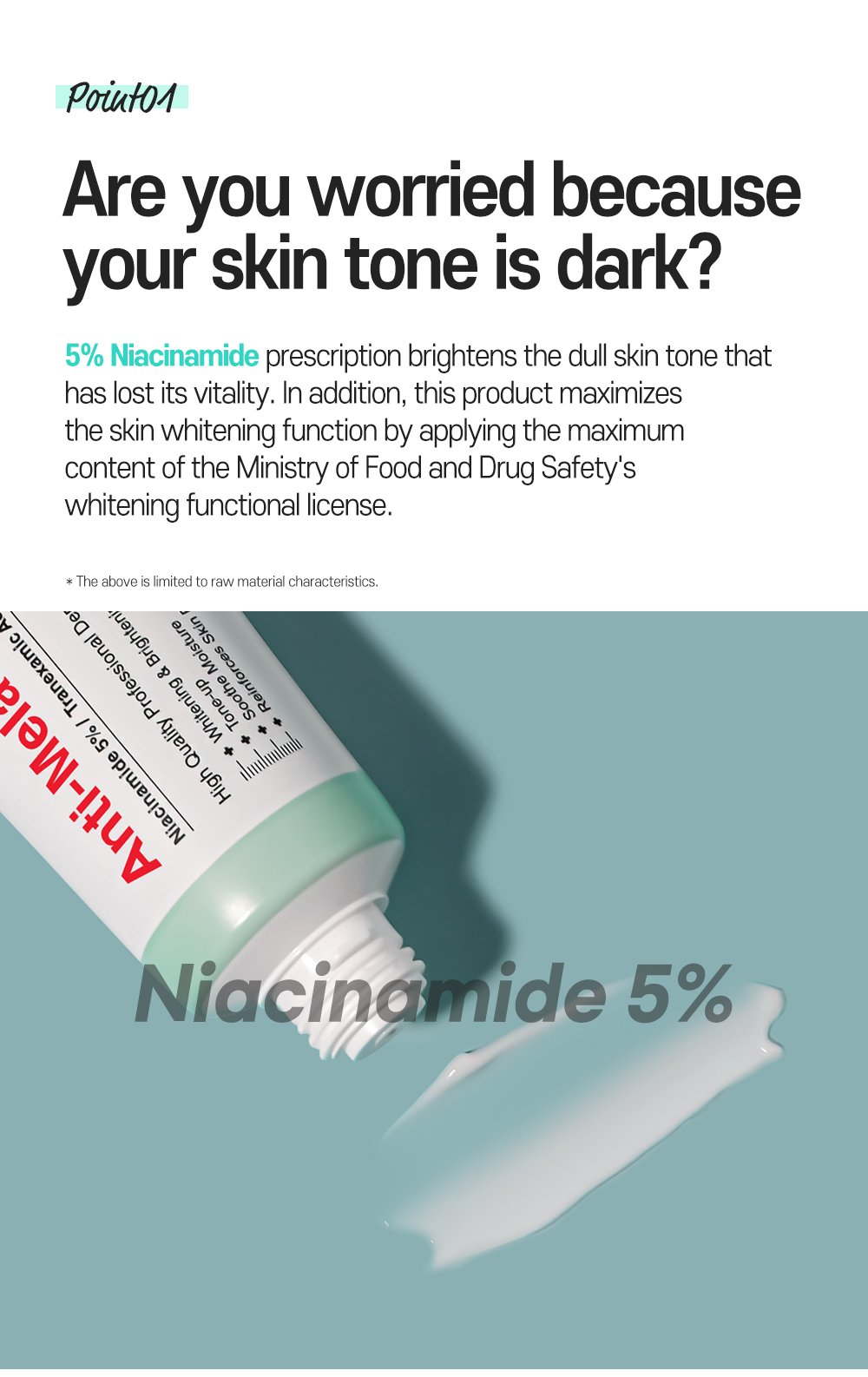 Anti melasma cica cream detail en 10