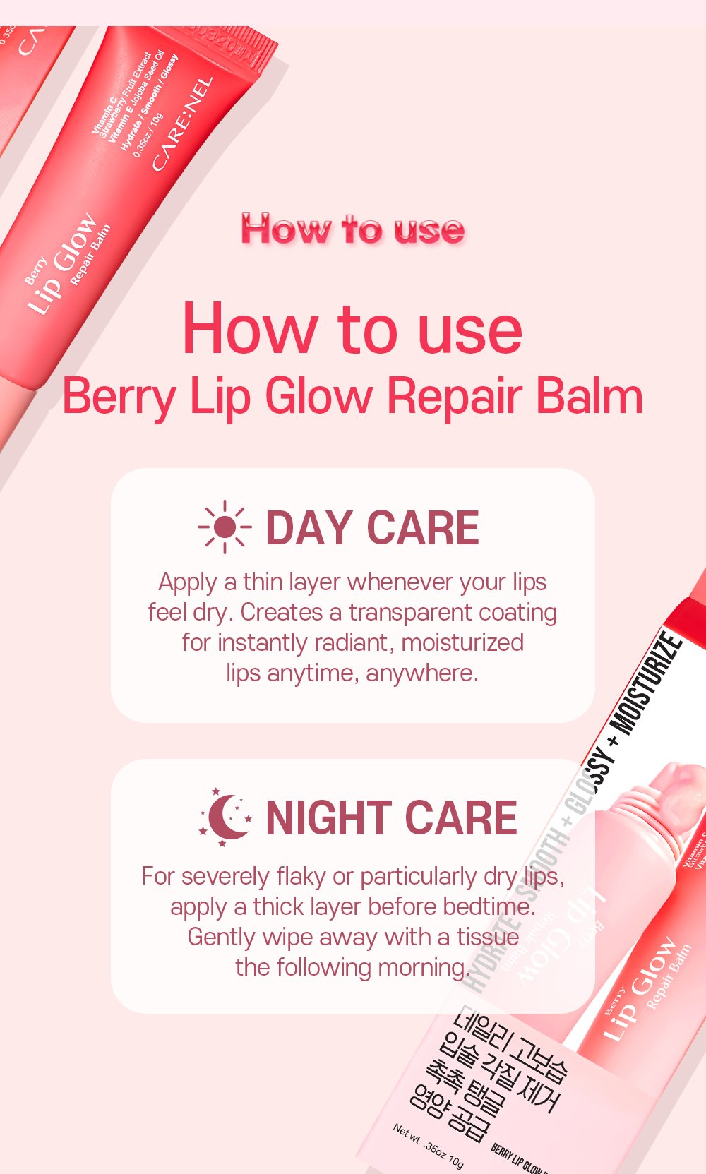 Berry Lip Glow Repair Balm en 14