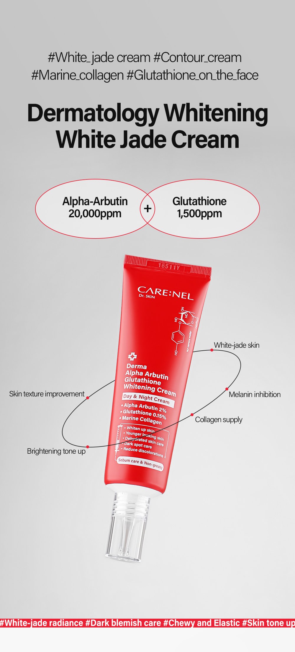 DERMA ALPHA ARBUTIN GLUTATHIONE WHITENING CREAM en 01 1
