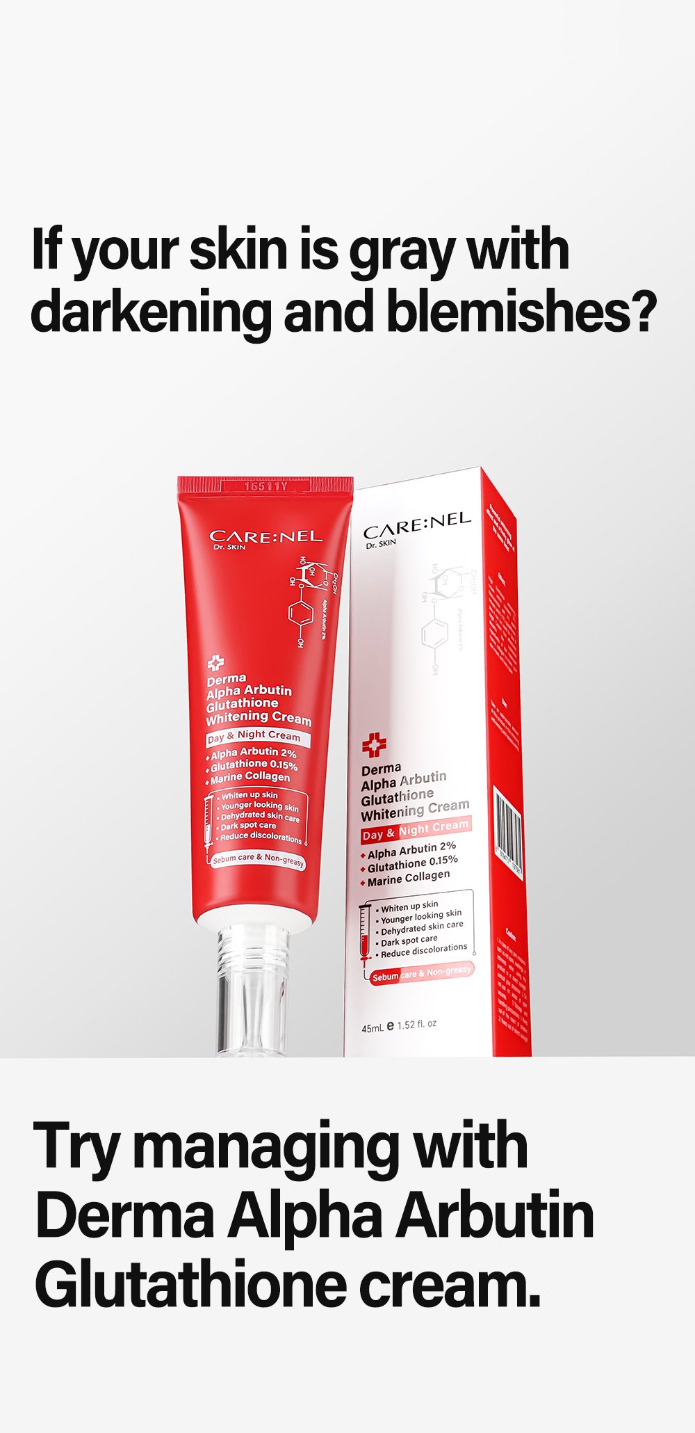 DERMA ALPHA ARBUTIN GLUTATHIONE WHITENING CREAM en 03 1