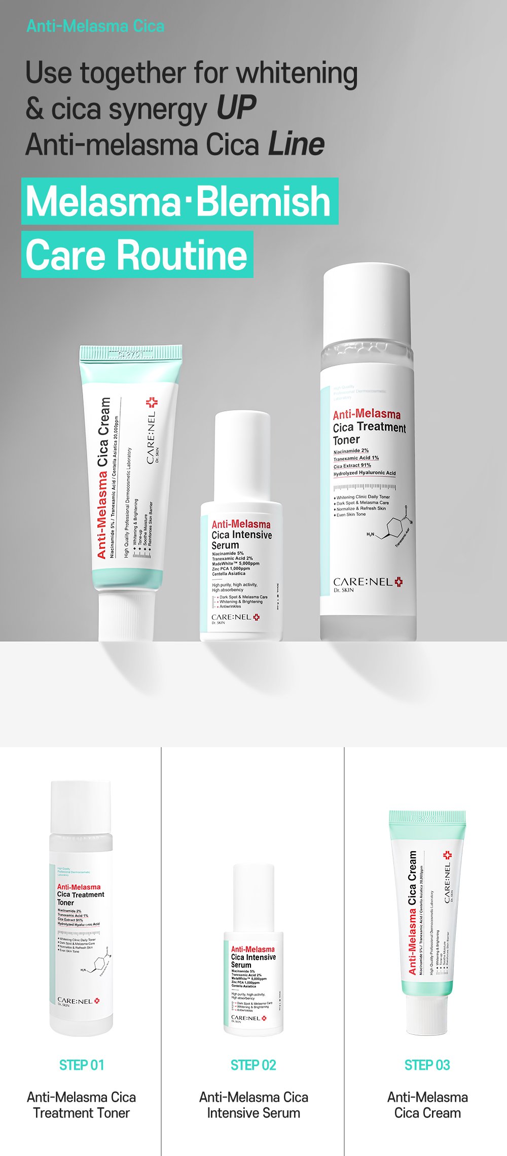 16. Anti melasma Cica Intensive Serum Detail En