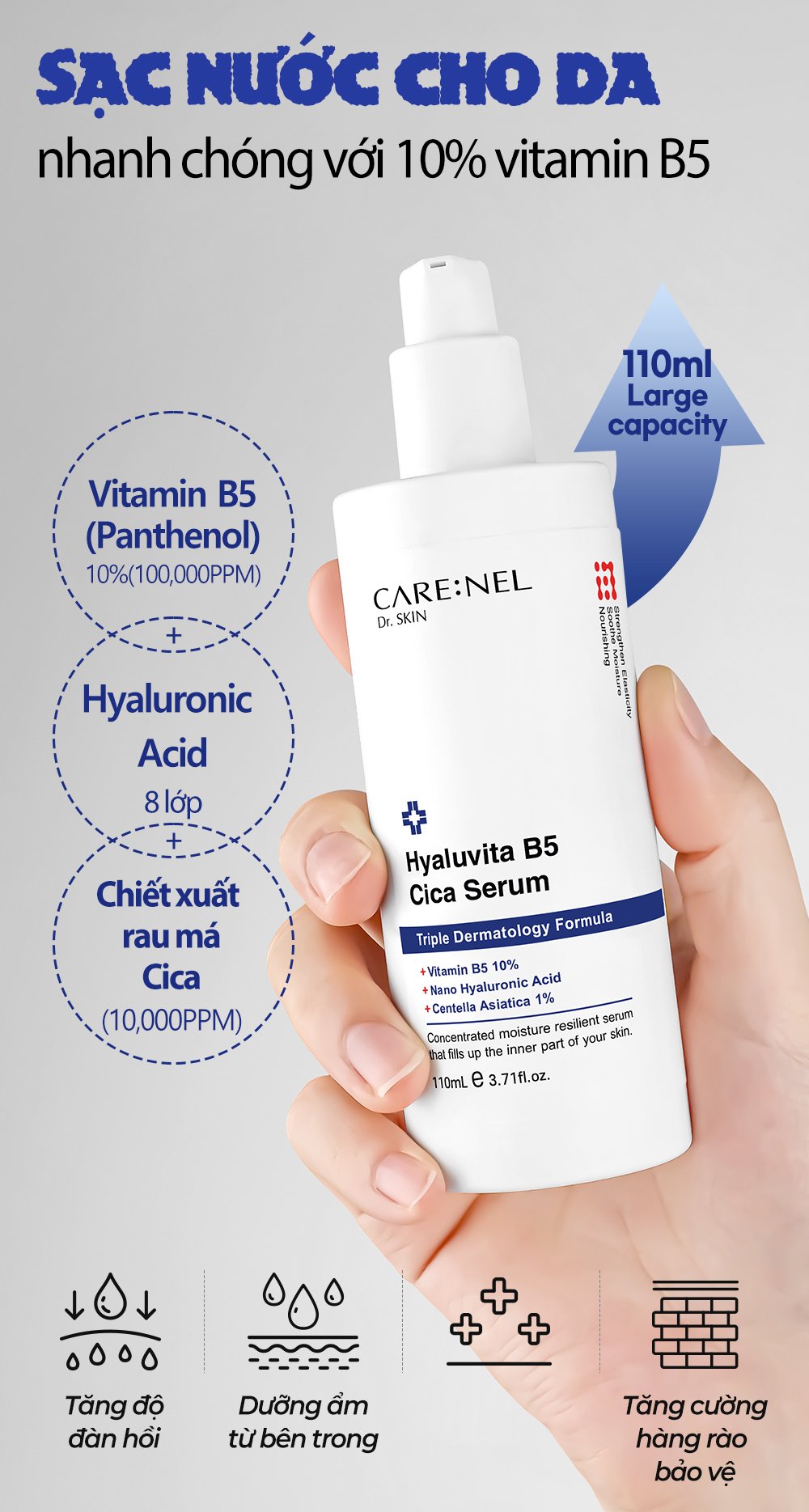 3 Hyaluvita B5 Cica Serum 110ml En