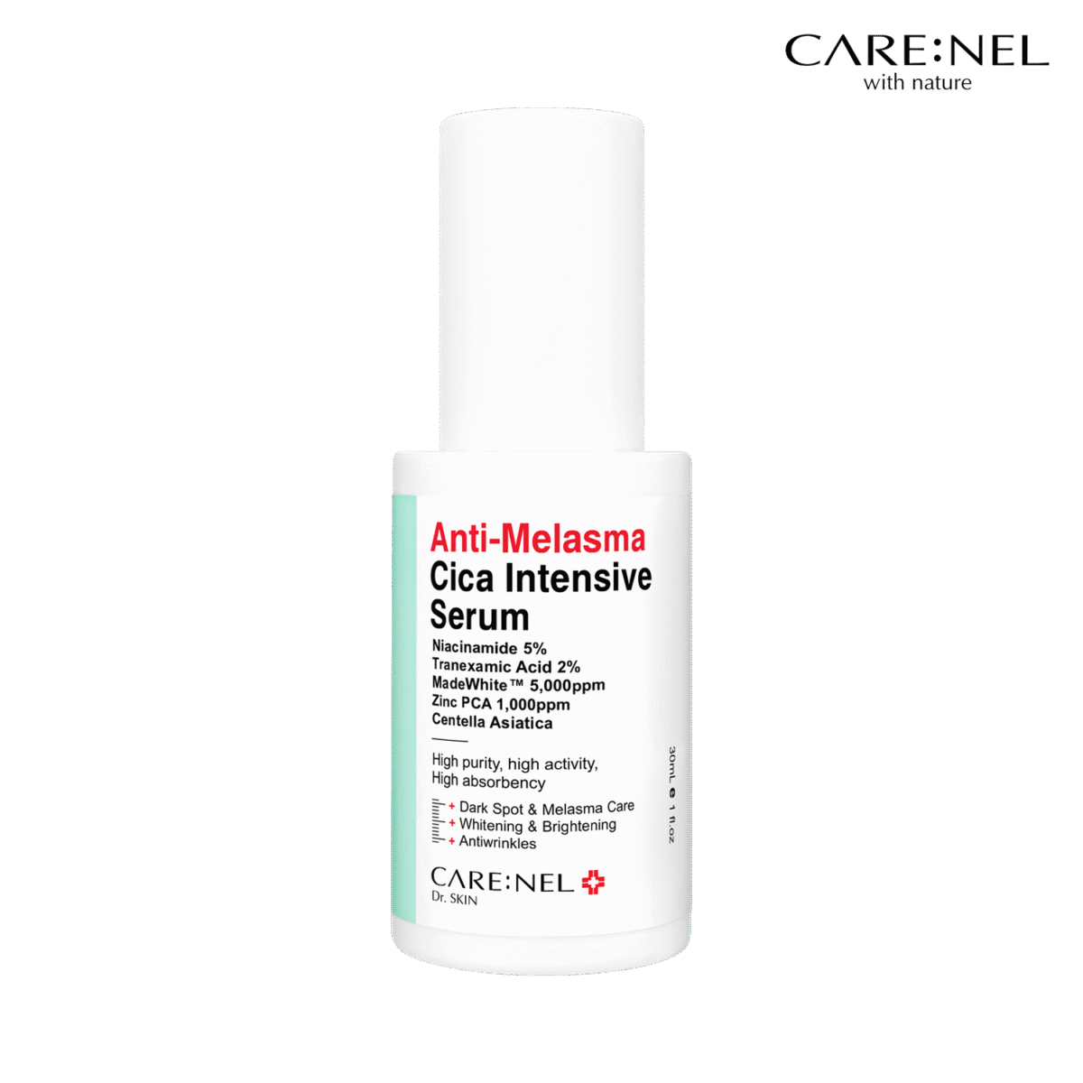 Tinh chất mờ nám Carenel Anti-melasma Cica Intensive Serum 30ml - Ảnh 1