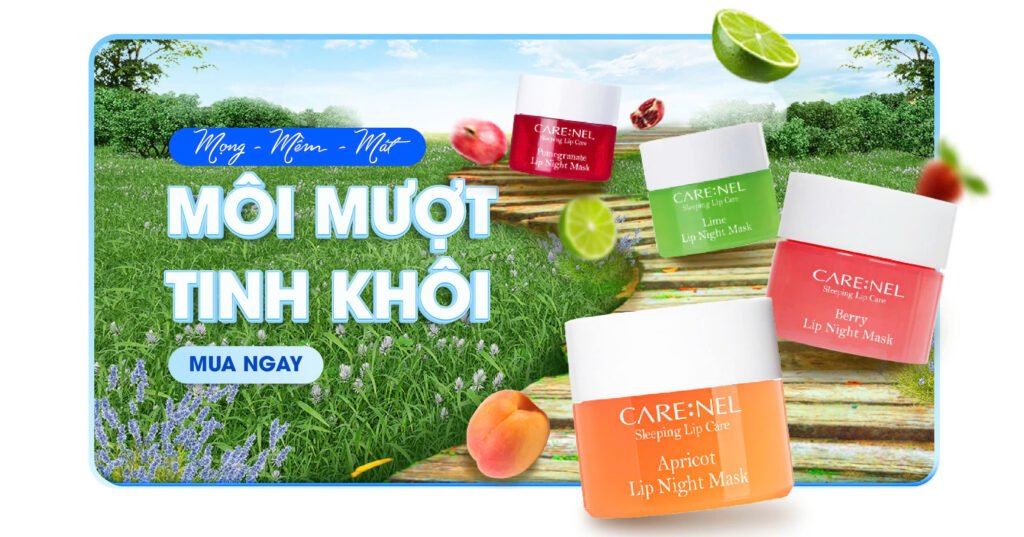 mat na ngu moi duong moi carenel lip night mask