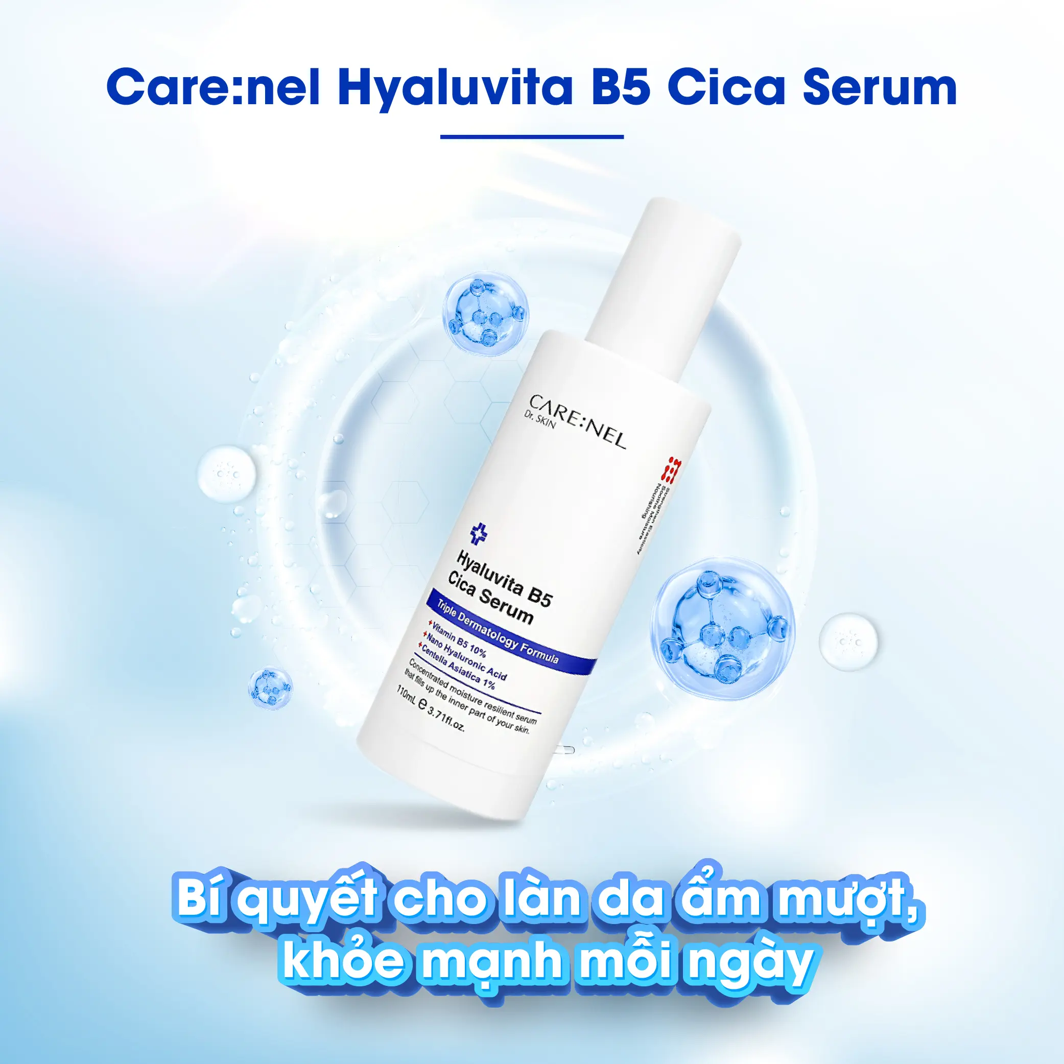 tinh chat phuc hoi da sieu cap am carenel hyaluvita b5 cica serum 110 ml 09 1