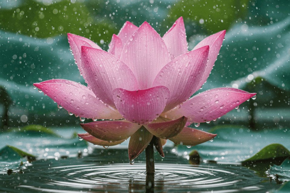 hoa sen nelumbo nucifera trong duong sang va lam diu moi 1