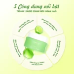 Mặt nạ ngủ môi dưỡng ẩm hồng môi tẩy tế bào hương chanh Care:nel Lime Lip Night Mask 23g - Ảnh 4