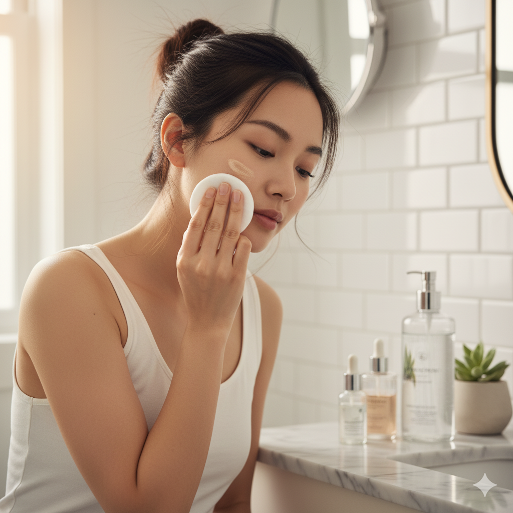 co can tay trang khi chi dung kem chong nang khong makeup 1