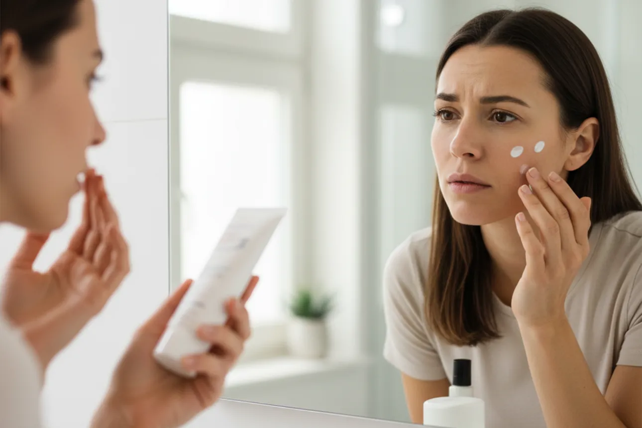 co can tay trang khi chi dung kem chong nang khong makeup 3