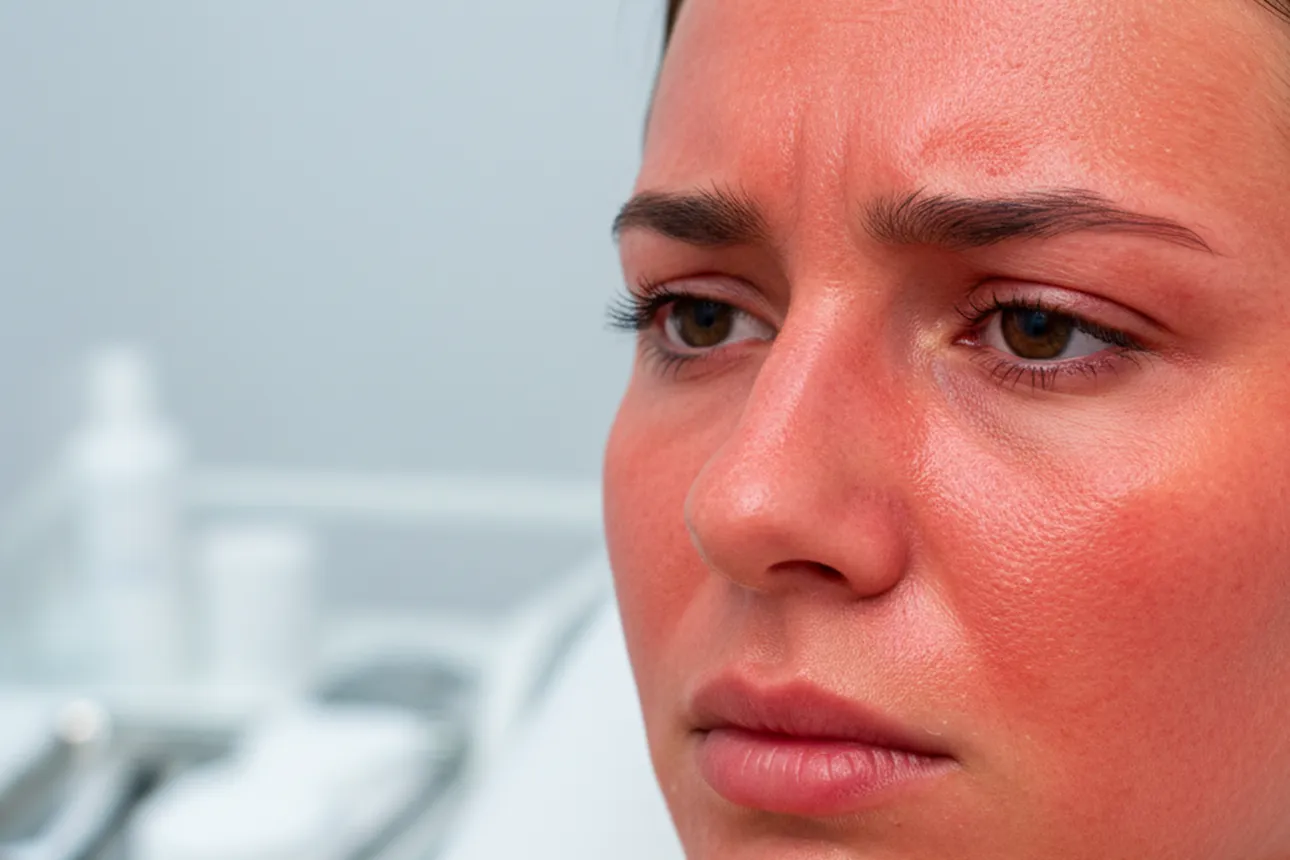 vi sao da bong troc sau peel can san pham chua panthenol 1