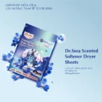 Giấy sấy thơm quần áo xả mềm vải hương phong lan Dr.Sera Scented Softener Dryer Sheets - Ảnh 3