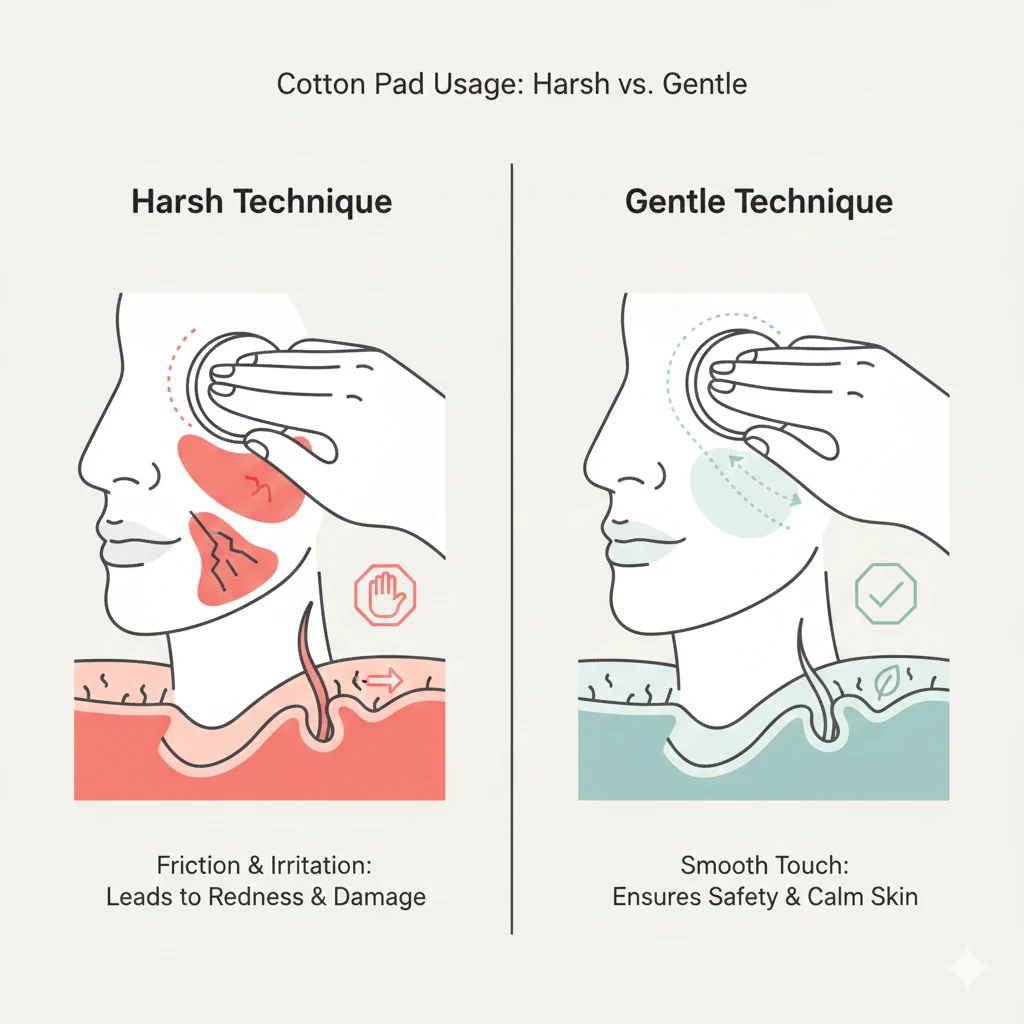 Có nên dùng bông tẩy trang mỗi ngày không?