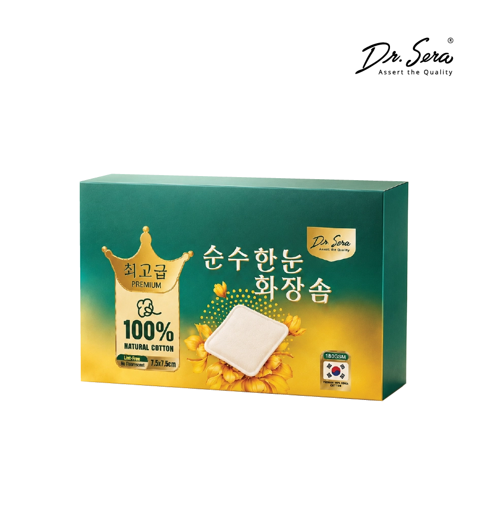 Bông tẩy trang cho da nhạy cảm Dr.Sera Ultra Sensitive Cotton Pad